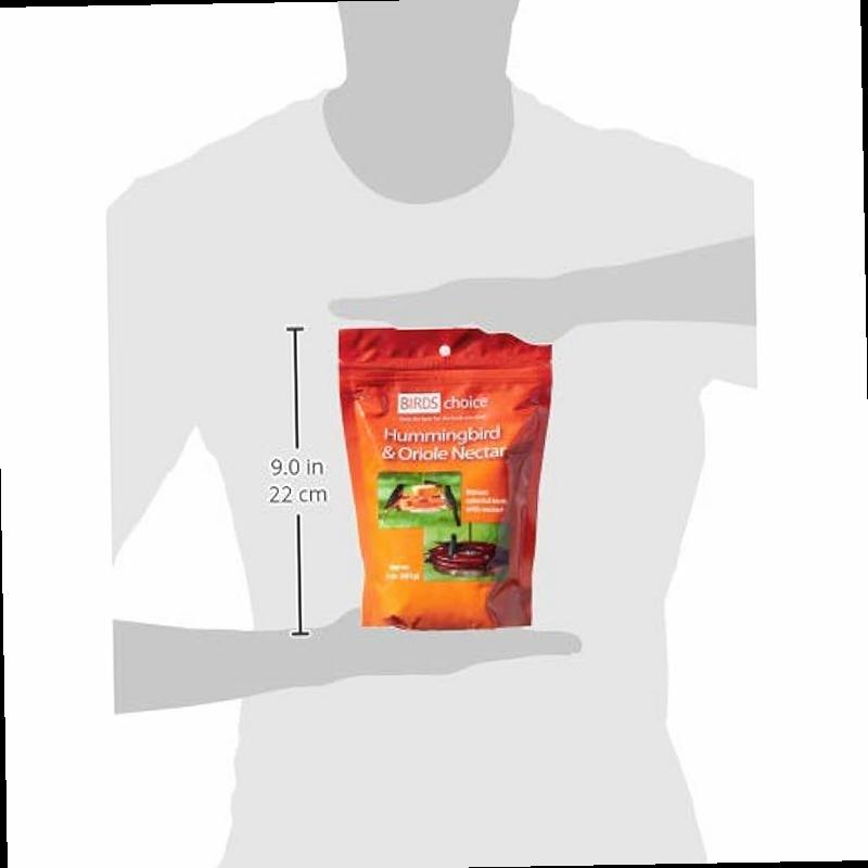 Birds Choice NP1024 Hummingbird Oriole Nectar 100 Sucrose Bird Nectar 24 Ounces 1 Pack
