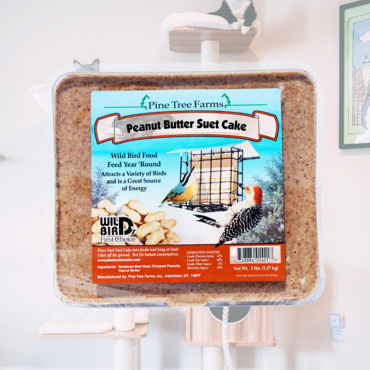 212 MAIN 3 lbs MP8 Peanut Butter Suet Cake - Pack of 8