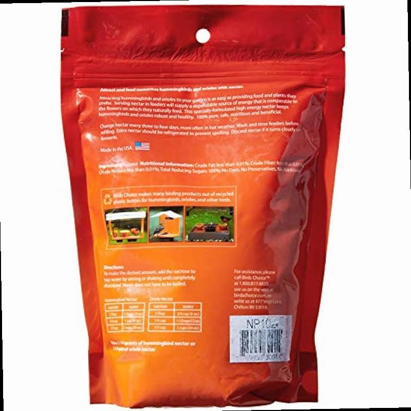 Birds Choice NP1024 Hummingbird Oriole Nectar 100 Sucrose Bird Nectar 24 Ounces 1 Pack