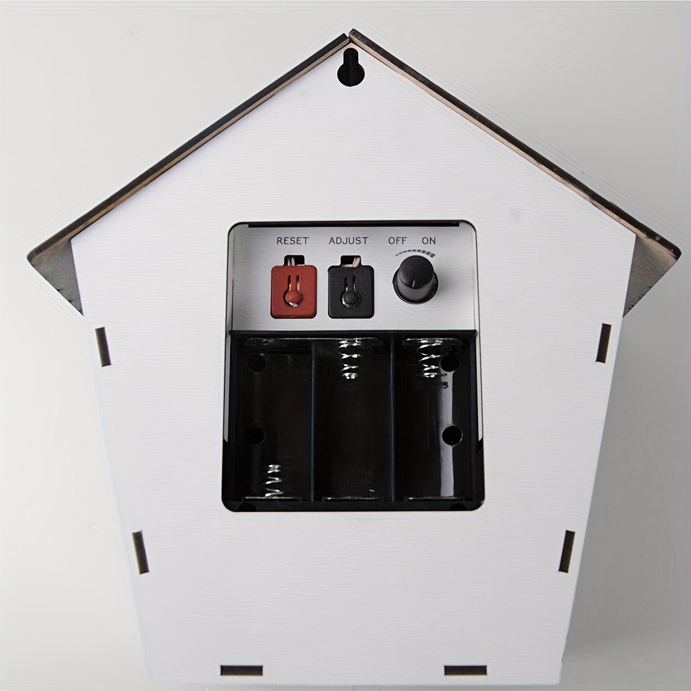 Cuckoo Clocks for Bedroom Decor with Night Mode, Singing Bird, European Forest Style Home Wall Clock, Mini Cuckoo Clock, Clocks for Living Room, Cuckoo Clock with Sound, Wall Clock Living Room, Cuckoo Wall Clock
