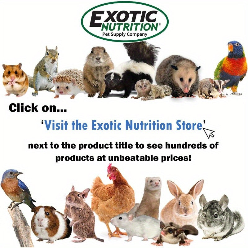 Nectar Pods (Pineapple) - Calcium-Fortified Jelly Fruit Treat - Sugar Gliders Marmosets, Squirrels, Parrots, Cockatiels, Parakeets, Birds, Hamsters, Day Geckos, Kinkajous & Other Small Pets