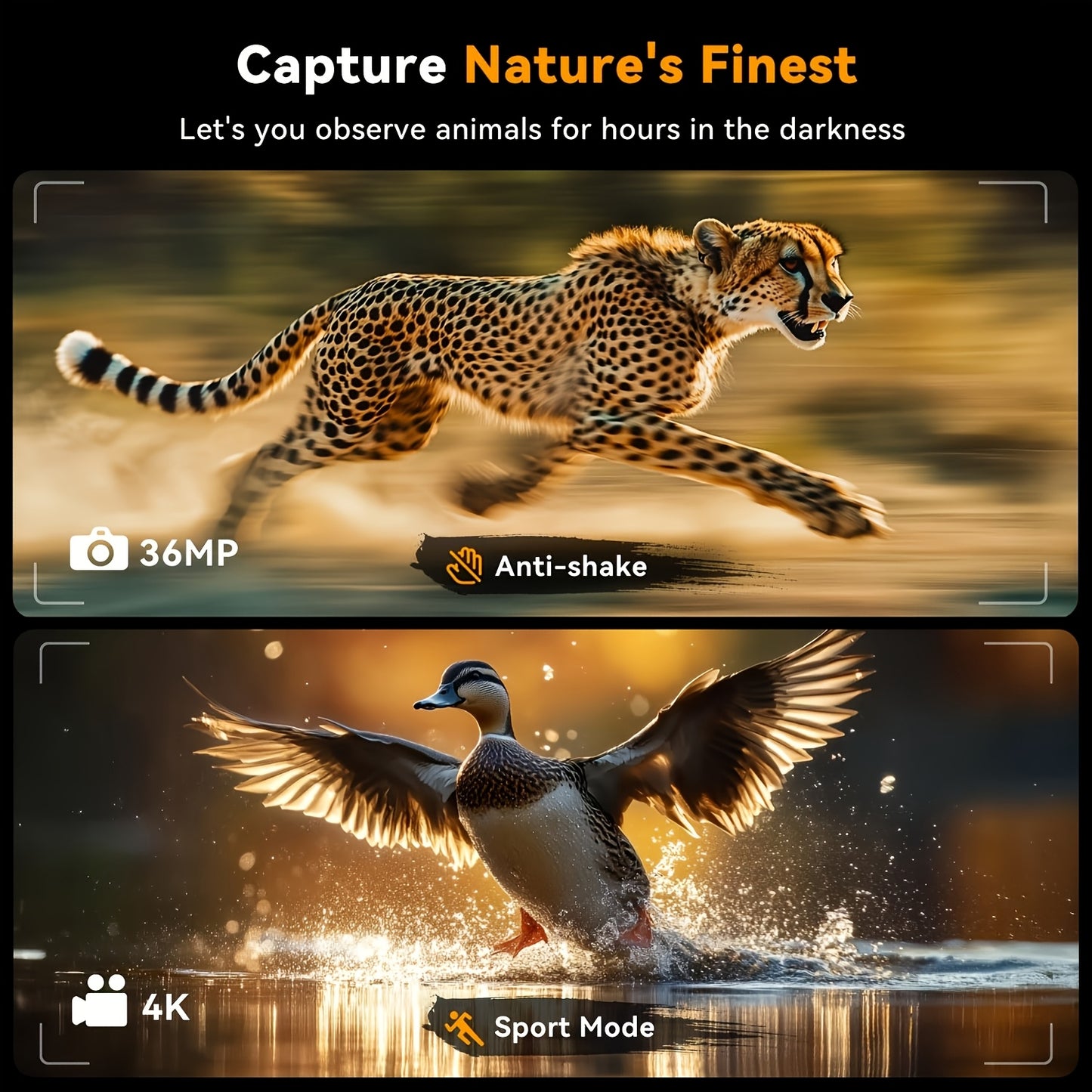 Night Vision Goggles - 4K Night Vision Binoculars For Adults, 4500mAh Rechargeable Infrared Binoculars With 4.5'' Large Screen, 8X Digital Zoom, 32GB TF Card To Save Photos And Videos For Camping, Outdoor And Hunting