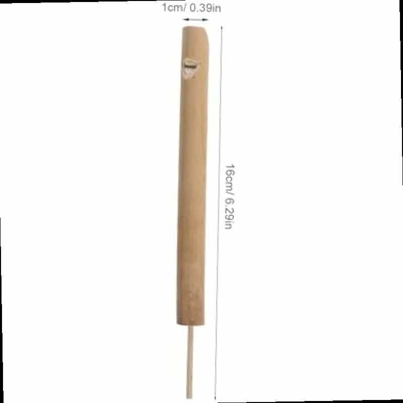 4Pcs Bird Whistles 6in Bamboo Simulated Bird Sound Bamboo Flute Slide Whistle Sound Training Instrument Flute Instrument Creative Bird Whistle