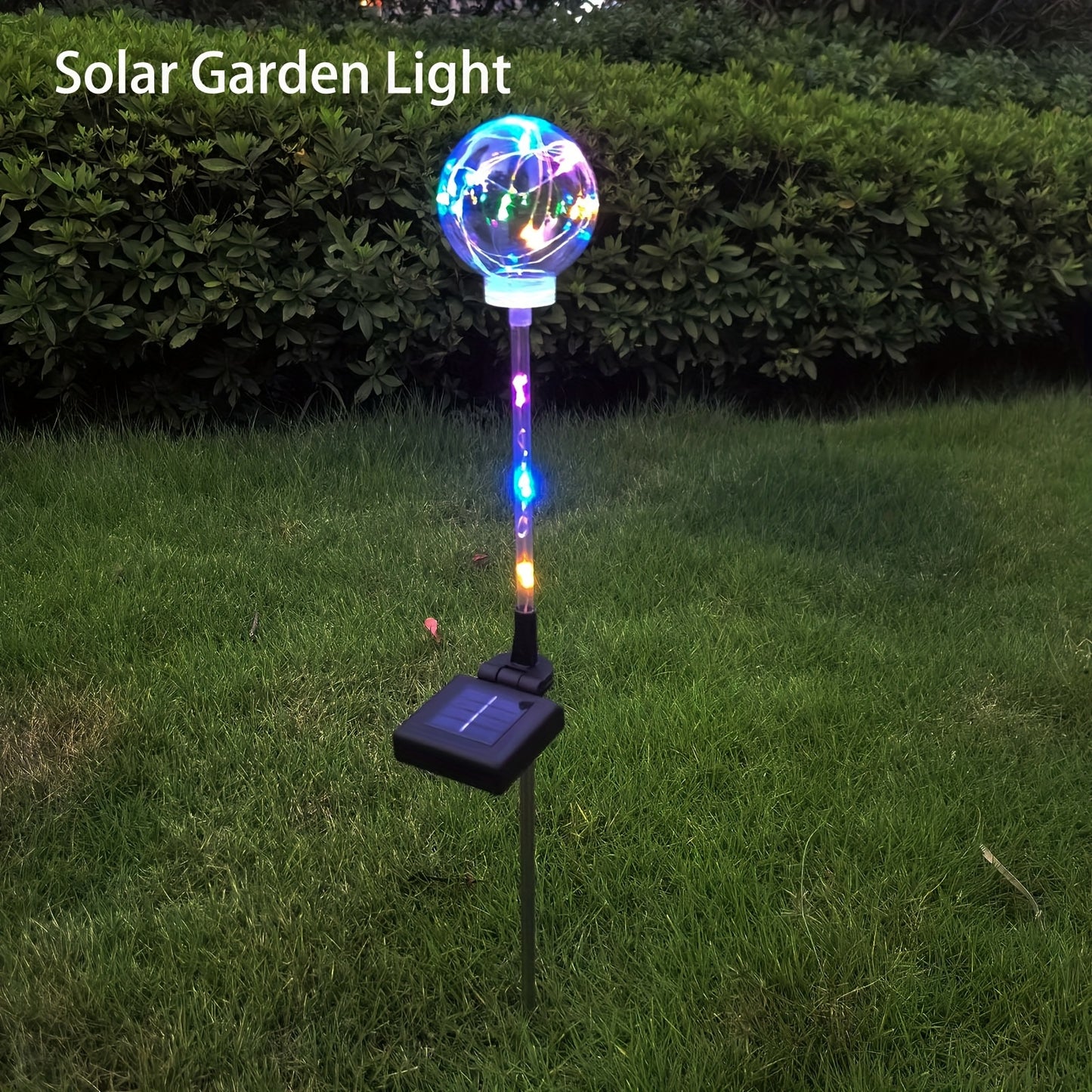Solar Lawn Lights Colorful - Suitable for Outdoor Gardens, Pathways, And Villas, Featuring Rating