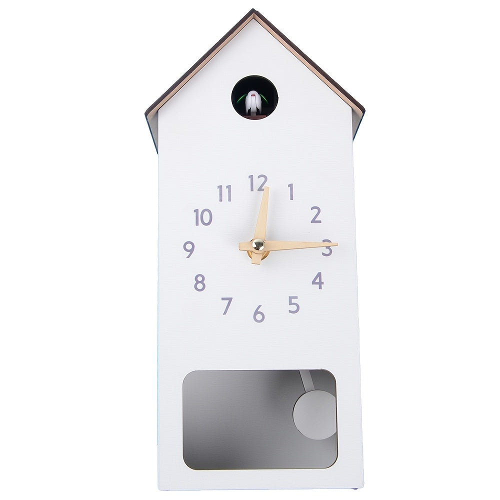 Cuckoo Clocks for Bedroom Decor with Night Mode, Singing Bird, European Forest Style Home Wall Clock, Mini Cuckoo Clock, Clocks for Living Room, Cuckoo Clock with Sound, Wall Clock Living Room, Cuckoo Wall Clock