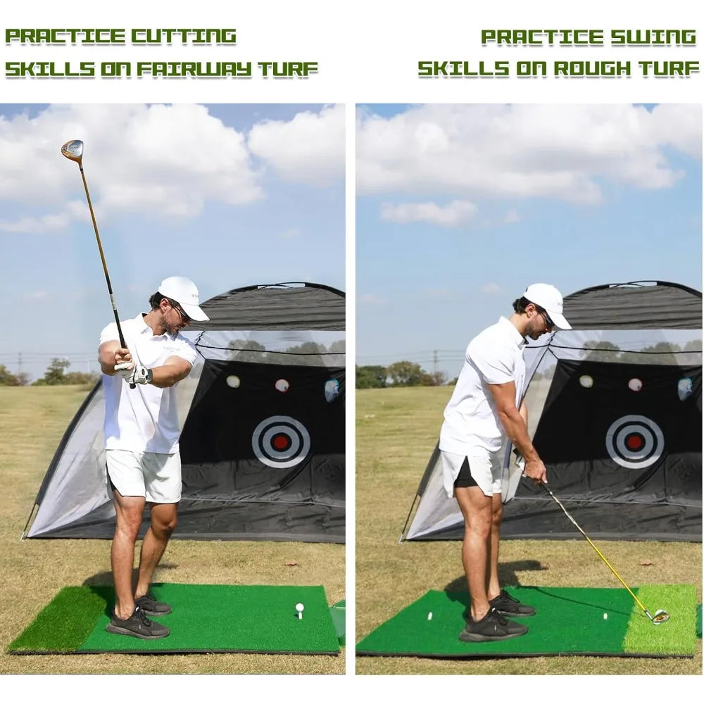 5x4ft Artificial Lawn, Thickened Golf Mat Set | Multiple Turf Options | High-Elastic, Non-Slip Base, for Indoor or outdoor