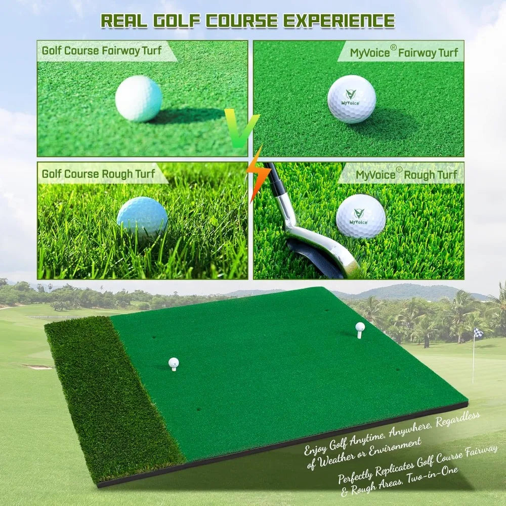 5x4ft Artificial Lawn, Thickened Golf Mat Set | Multiple Turf Options | High-Elastic, Non-Slip Base, for Indoor or outdoor