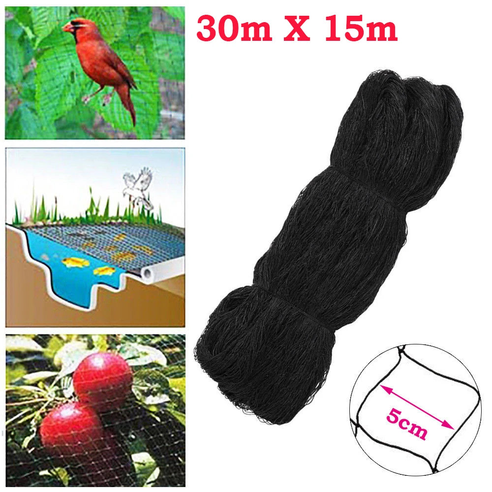 100" x 50" Anti Bird Netting Mesh Nylon For Fruit Crop Plant Tree For Protecting Trees from Bird, Poultry, Aviary