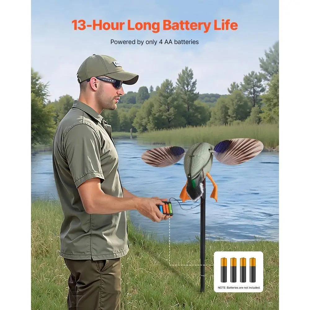 Realistic Wing Duck Decoy Teal Decoy for Outdoor for 1-Pack