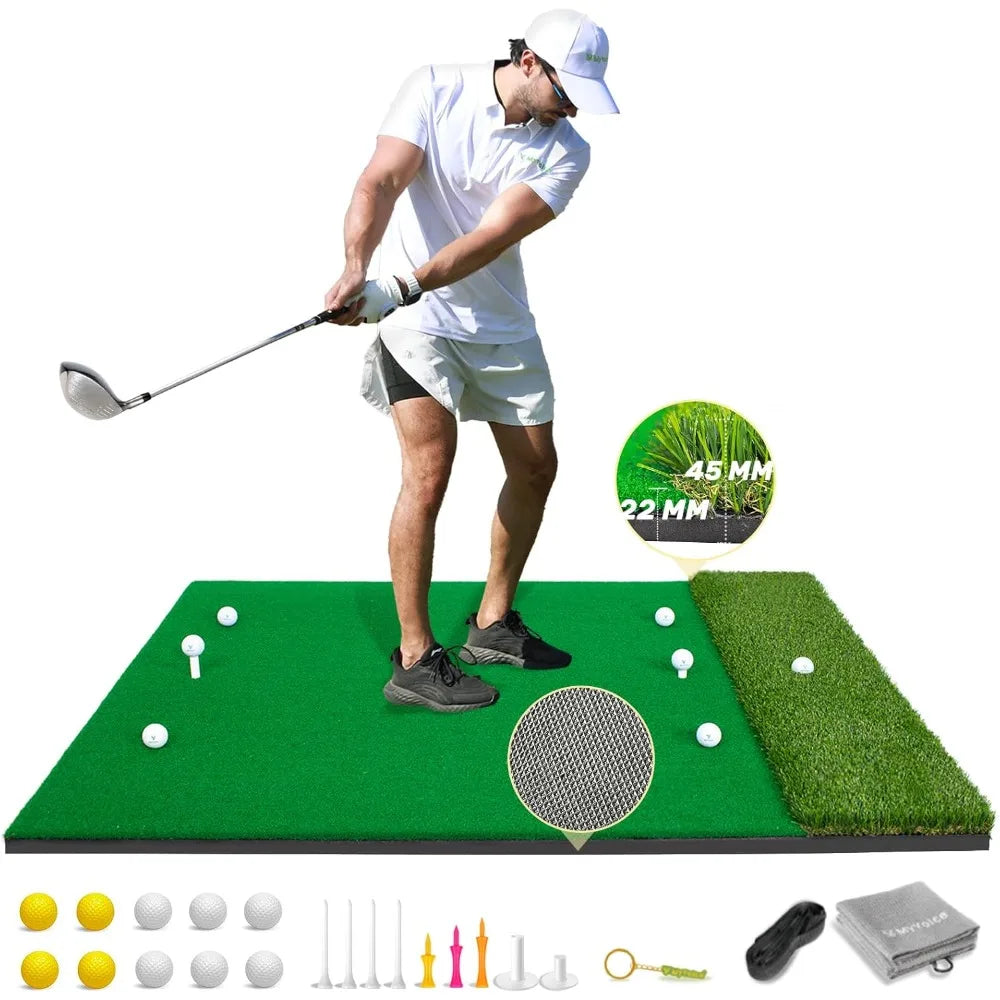 5x4ft Artificial Lawn, Thickened Golf Mat Set | Multiple Turf Options | High-Elastic, Non-Slip Base, for Indoor or outdoor
