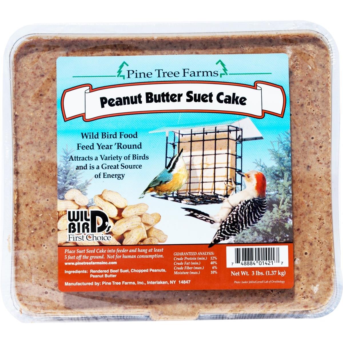 212 MAIN 3 lbs MP8 Peanut Butter Suet Cake - Pack of 8