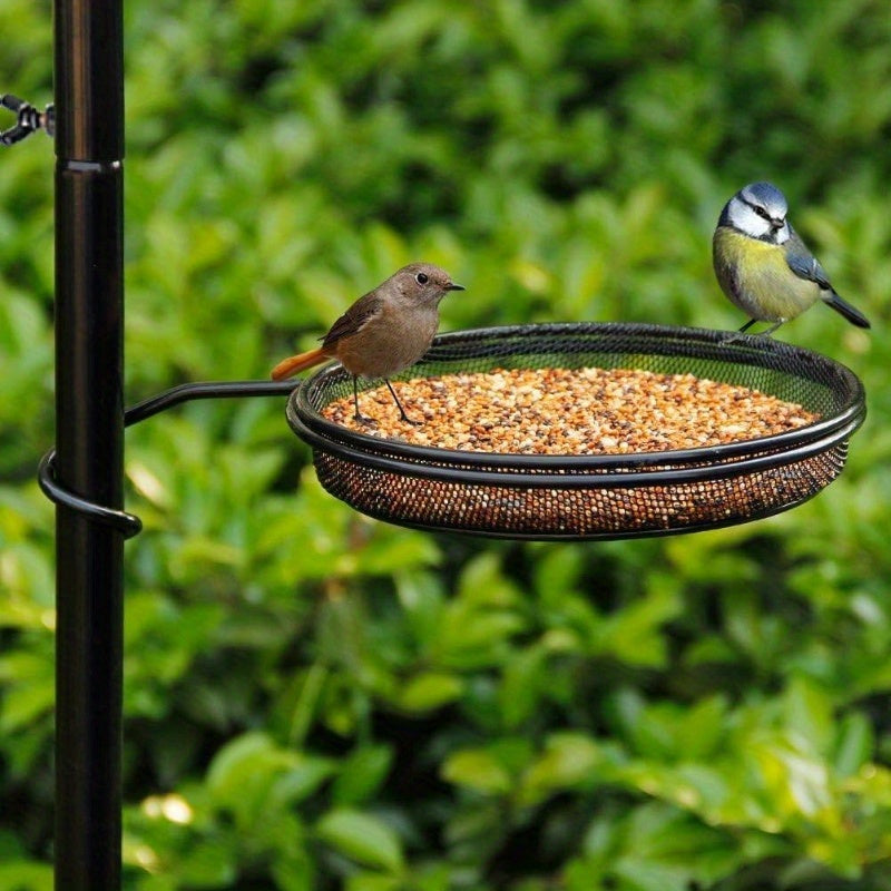Premium Bird Feeding Station Kit, 7534; x 2134; Bird Feeder Pole, A Multi Feeder Hanging Kit with Metal Suet and Bath for Attracting Wild Birds, Birdfeeder and Planter Hanger