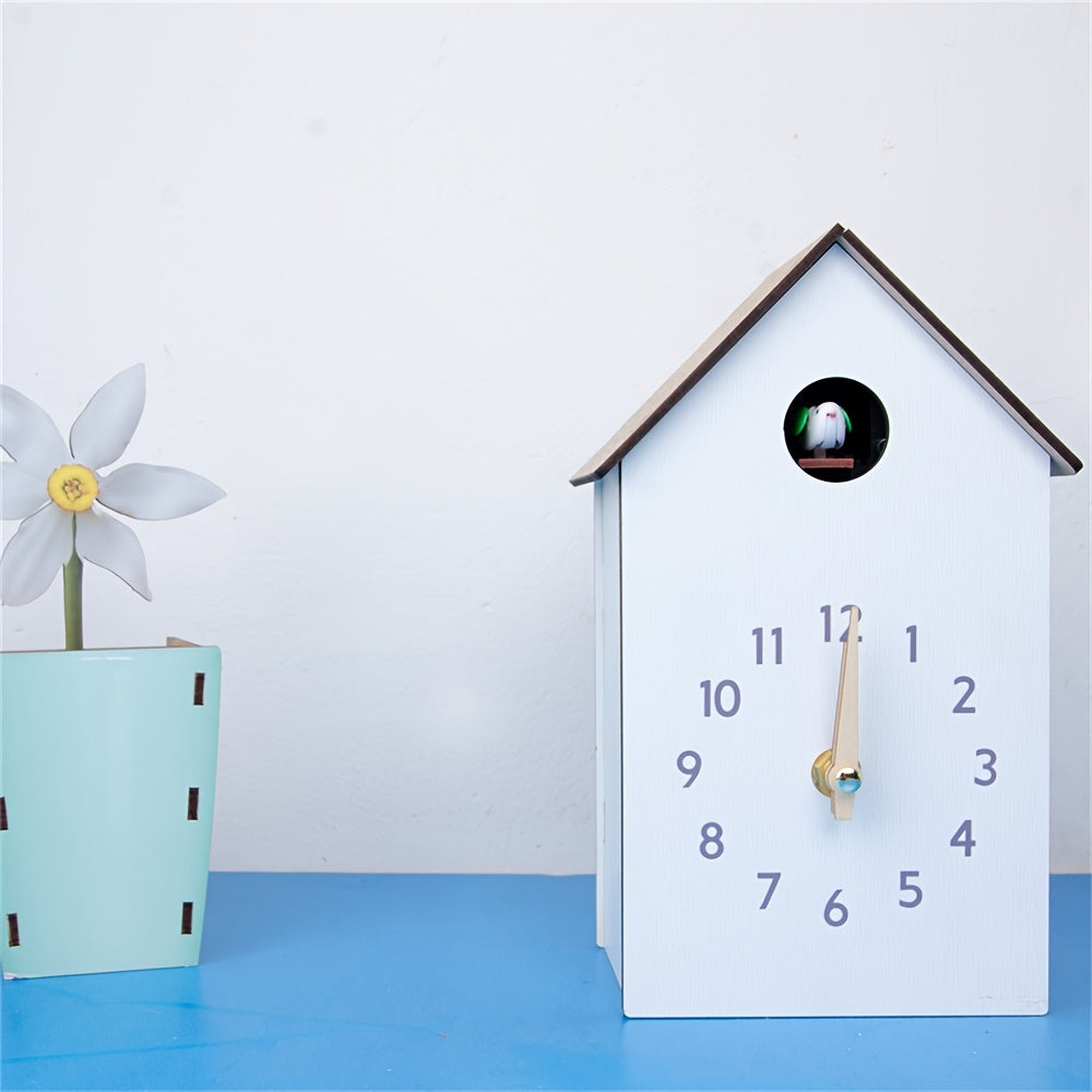 Cuckoo Clocks for Bedroom Decor with Night Mode, Singing Bird, European Forest Style Home Wall Clock, Mini Cuckoo Clock, Clocks for Living Room, Cuckoo Clock with Sound, Wall Clock Living Room, Cuckoo Wall Clock