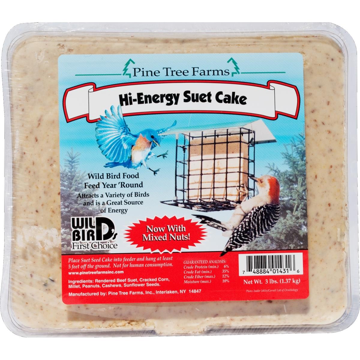 212 MAIN 3 lbs MP8 High Energy Suet Cake - Pack of 8