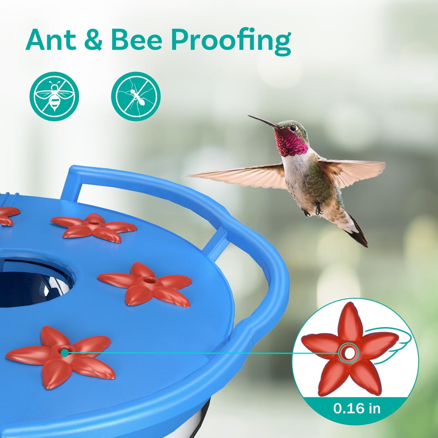 Smart Bird Feeder Camera With Solar Panel & Auto Capture - 1080P HD AI Identify 11, 000+ Species, Night Vision, IP65 Wireless Design, Real-Time Alerts & Motion Detection For Hummingbird Watching