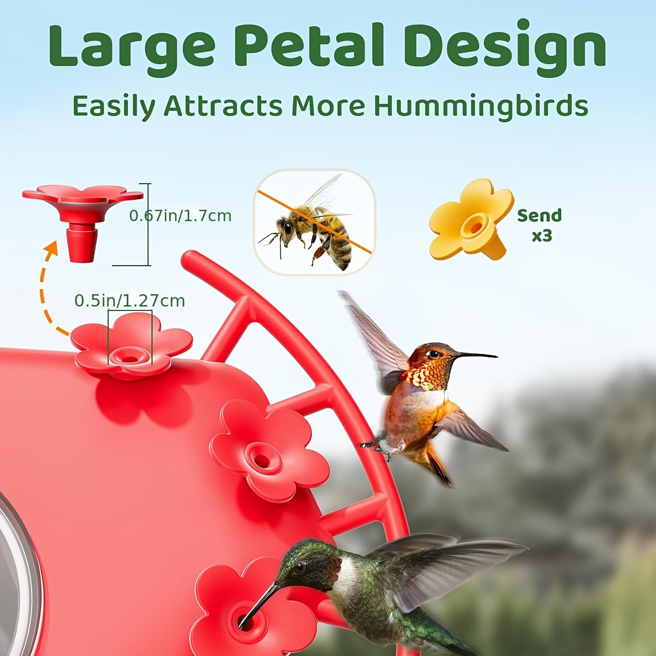 HIXX Smart Hummingbird Feeder with Camera, Hummingbird Feeder Flowers, Outdoor Bird Feeder, Wildlife Observation, Backyard Wildlife, Modern Bird Accessory, Sleek Outdoor Design, Solarpowered Feeder, Durable Plastic, Camera Fe