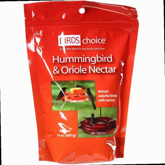 Birds Choice NP1024 Hummingbird Oriole Nectar 100 Sucrose Bird Nectar 24 Ounces 1 Pack