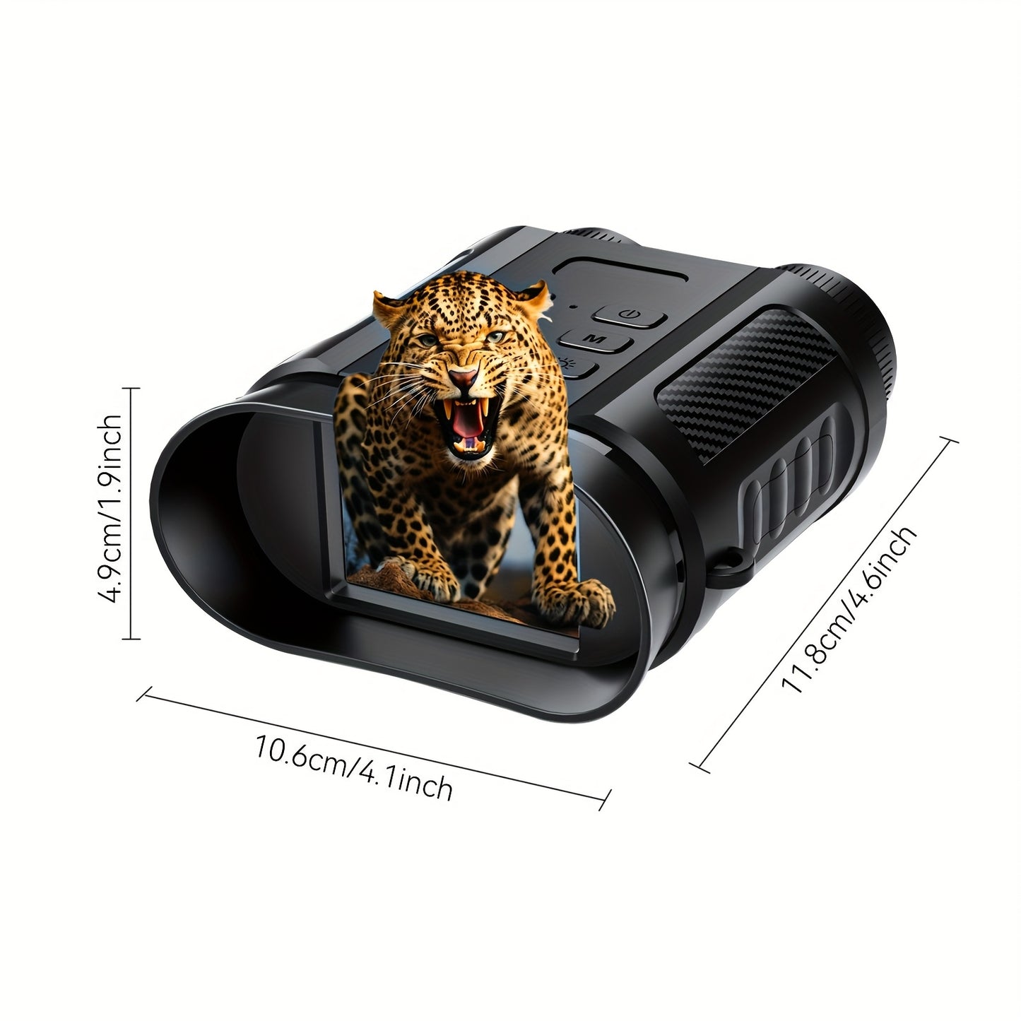 4K Night Vision Goggles And Binoculars - with Built-in Flashlight, 8X Digital Zoom, 2500mAh Rechargeable Battery, 32GB SD Card. Works In 100% Darkness. Ideal for Observation, Bird Watching, Security Surveillance, Camping