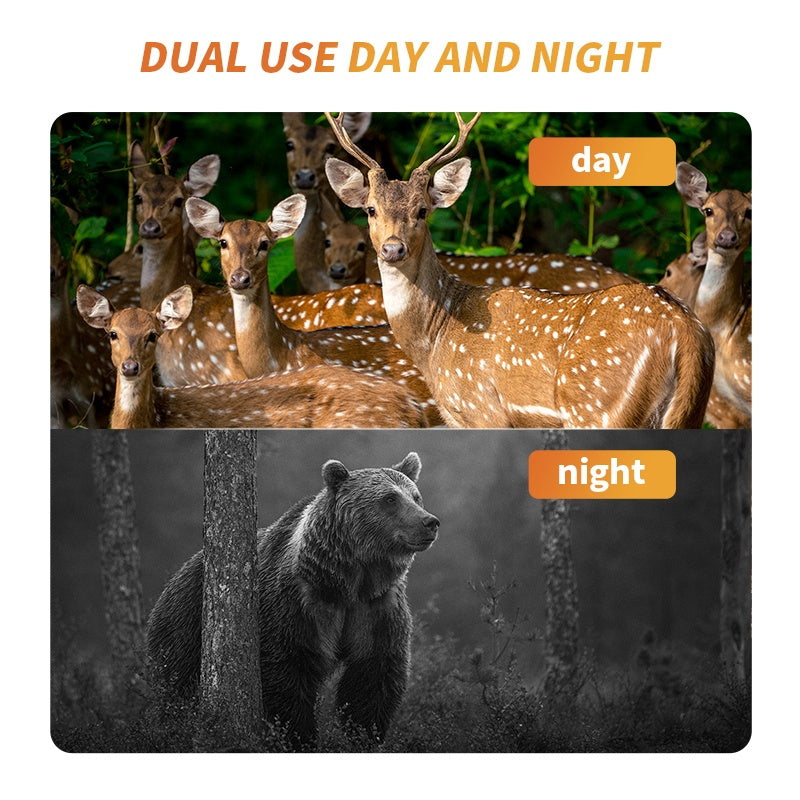 NOVALENS 10x50 Night Vision Binoculars Goggles with 2.4" HD day/night vision, infrared night scope, 10X magnification, Built-in camera with 32GB SD card, for Surveillance, Hunting, Camping, Security Patrols - Compact & Portab