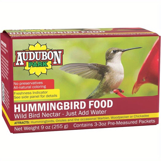 Hummingbird Food Wild Bird Nectar Hummingbird Food for Outside Feeder 3 3oz. PreMeasured Packets