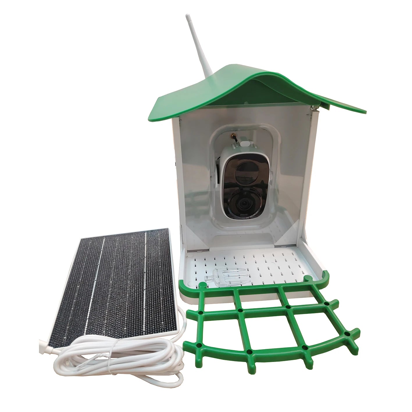 Solar-Powered Smart Bird Feeder with Camera, HD Live View & Instant Alerts, IP66 Weatherproof Design, Ideal Bird Watching Gift