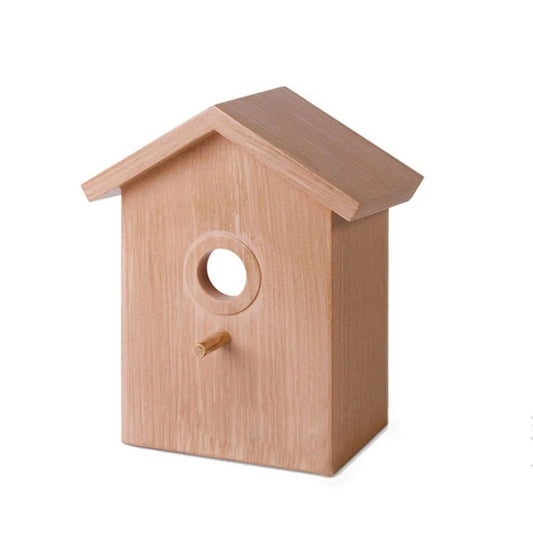 Pet Bird House Wooden Bird Hanging Bird House Warm Breeding Box Natural Wooden Bird Cage Birdhouse Wooden Box Resting Place