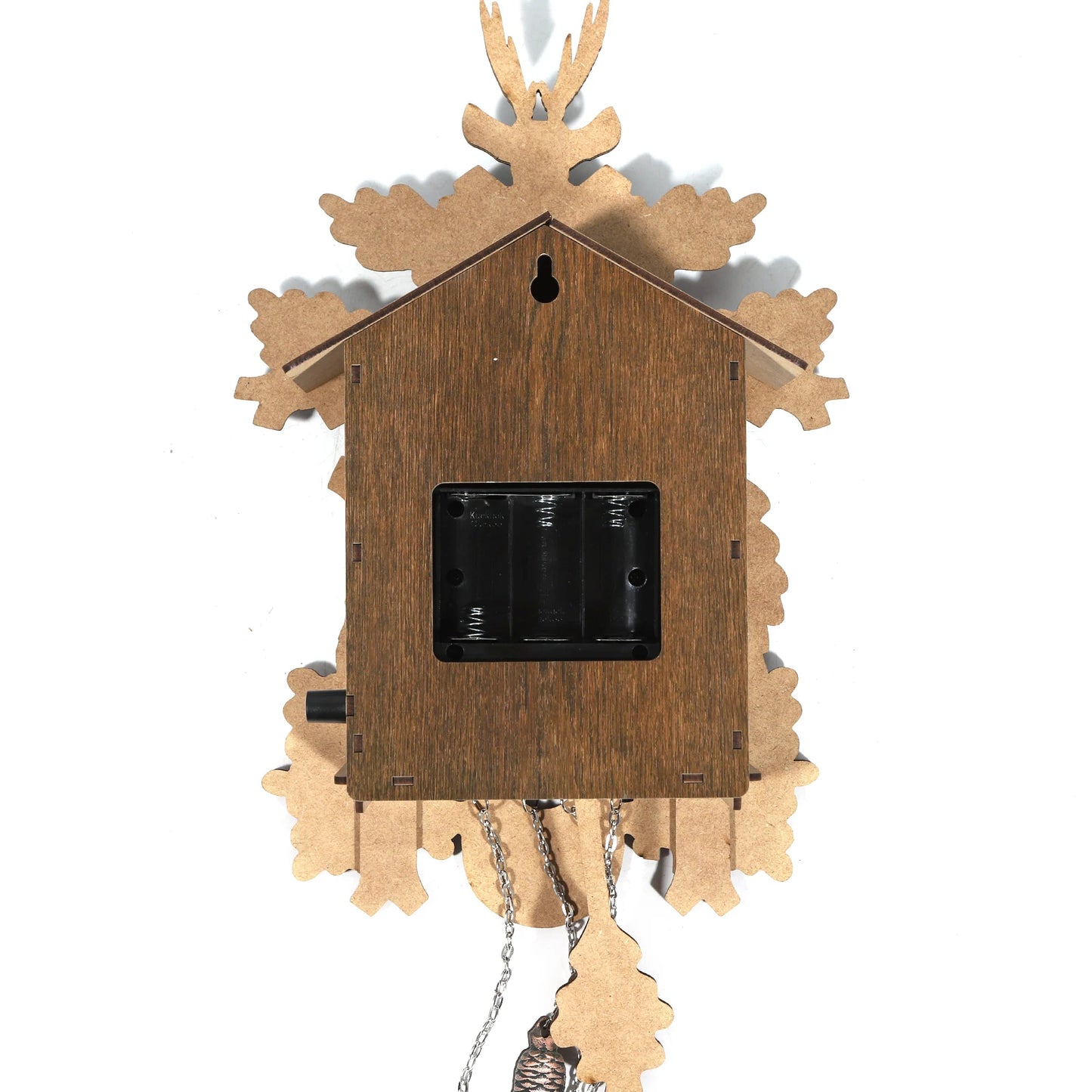 Bird Time Bell Swing Alarm Watch Imitation Wood Style With Easy-to-Read Dials Cuckoo Clock