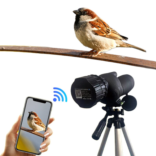2K High-Definition WiFi Electronic Eyepieces for 25mm-50mm Scopes Electronic Eyepiece Camera for Astrophotography Bird Watching