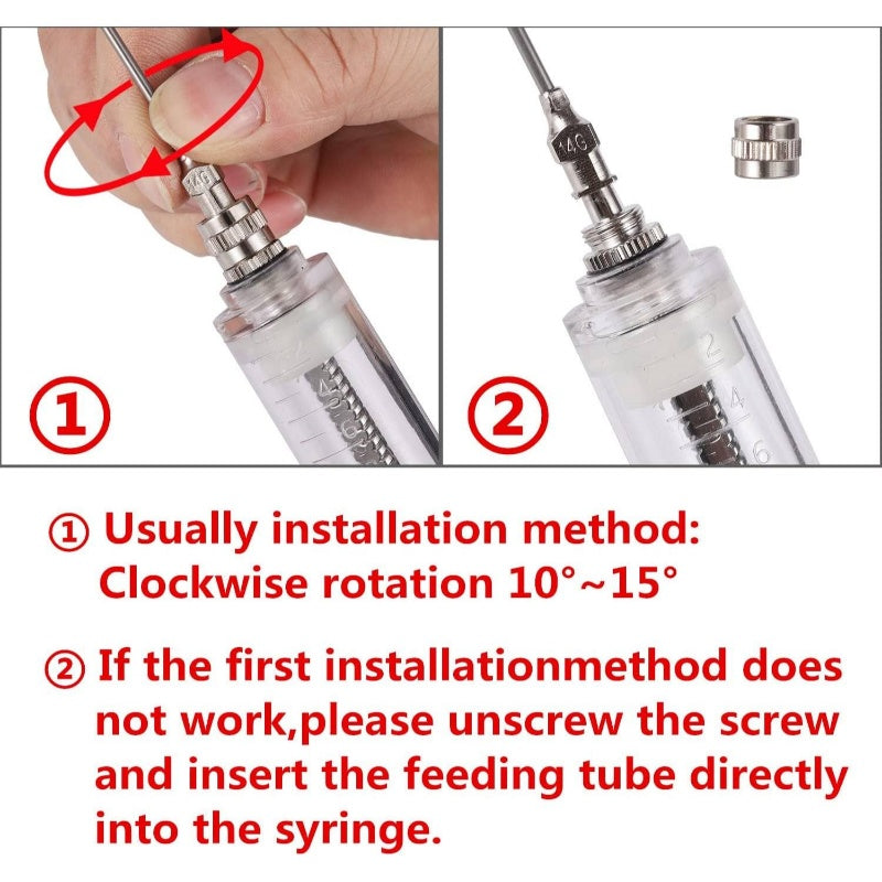 1.69oz Bird Feeding Syringe Set Pet Syringe with 6pcs Curved Gavage Feeding Tubes and Bird Drinker Stainless Steel Metal Feeding Spoon Birds Parrot Small Pet, Bird Foods, Water Feeder For Birds, Bird Feeders For Cages, No Mes