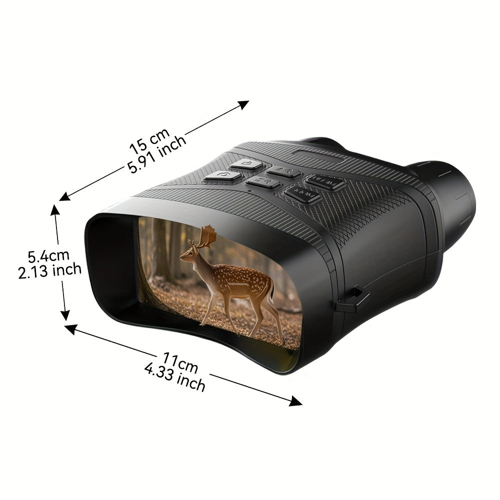4K Night Vision Goggles for Adults Digital Infrared Binoculars with 3 Inch Screen 36MP Photo 5X Zoom 7 Level IR Rechargeable for Hunting Wildlife and Security