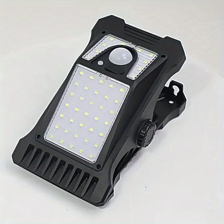 2-Pack Solar-Powered Motion Sensor Outdoor Wall Lights with Adjustable Angle & 360° Rotating - Waterproof Durable Metal Finish