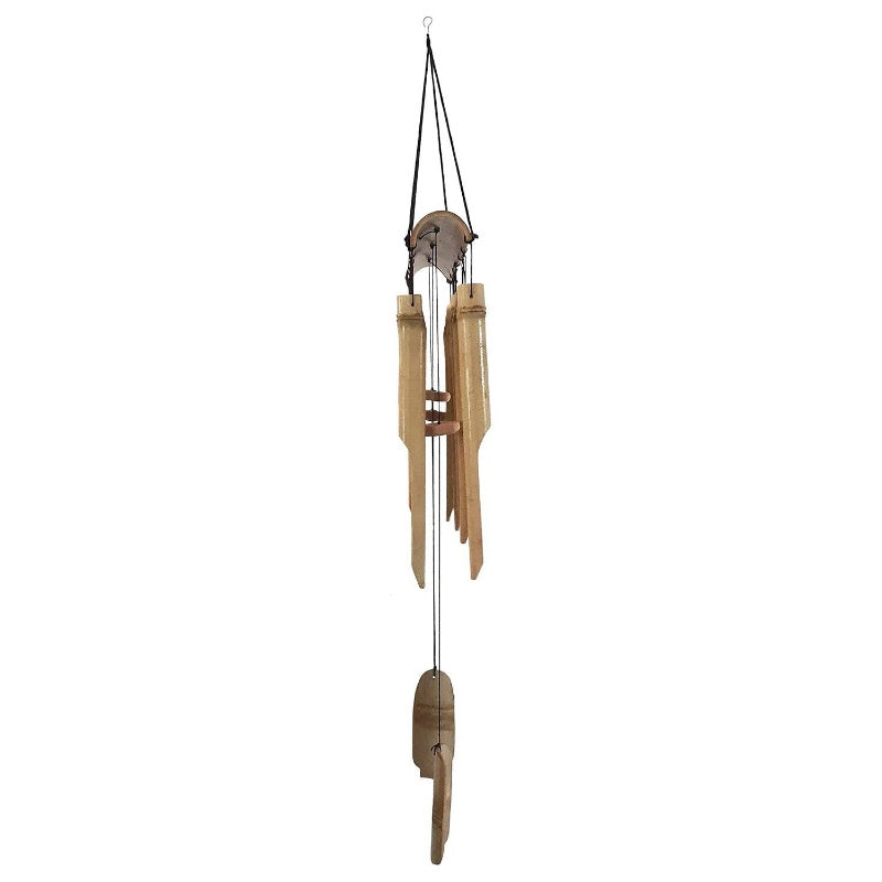 Handmade Large 34-Inch Wind Chimes with 12-Tube Double Row - Natural Soothing Sound Outdoor/ Wind- Musical Instrument, Garden & Patio Dcor, Durable Wind Chime Tower for Home,, Balcony (No Needed)